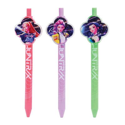 K-Pop Demon Hunters 3 Pen Set - Acrylic Clip Charms