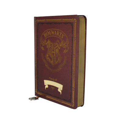 Harry Potter A5 Chunky Notebook - Burgundy - Hogwarts Crest