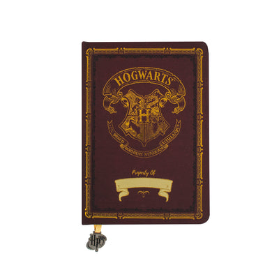 Harry Potter A5 Chunky Notebook - Burgundy - Hogwarts Crest