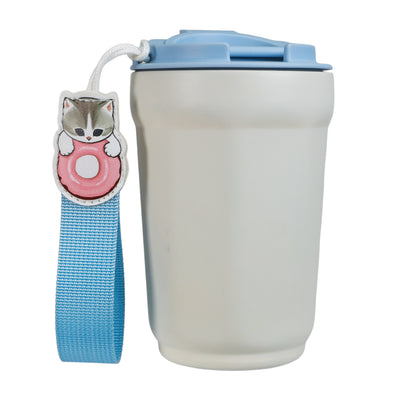 Mofusand Travel Flask - Steel