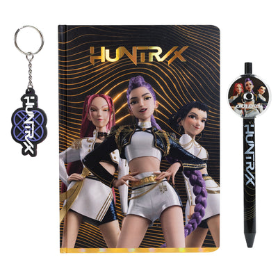 K-Pop Demon Hunters Notebook Gift Set - Golden