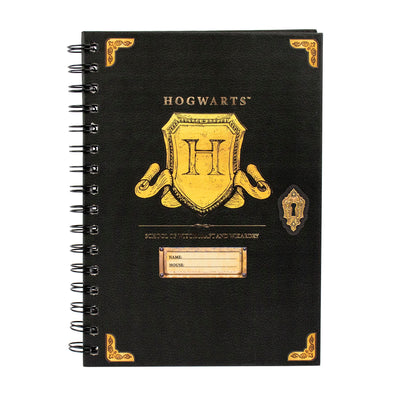 Harry Potter A5 Wiro Notebook - Hogwarts Shield