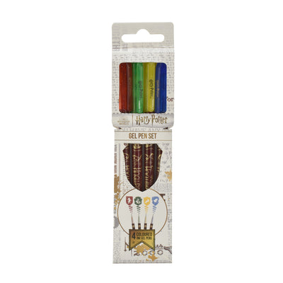 Harry Potter Gel Pen Set - Colourful Crest
