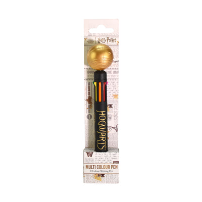 Harry Potter 8 Colour Pen with Golden Snitch Topper