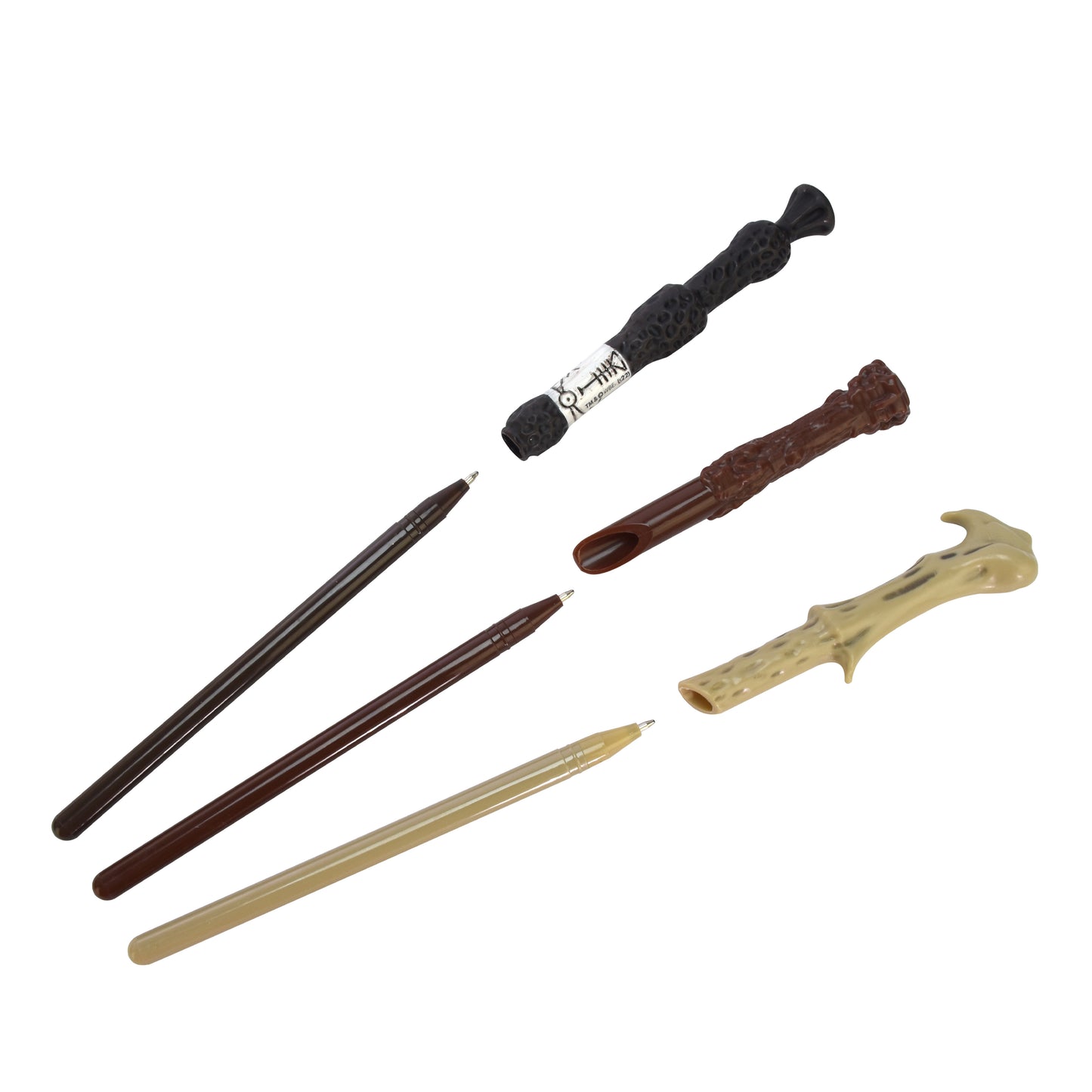Harry Potter Triple Wand Pack - Colourful Crest